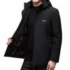 Fleece Papa Wintermantel Baumwollgepolsterter Mantel Mittleren Alters Alter Fleece Verdickte Baumwollgepolsterte Jacke Mittleren Alters Herren Warme Baumwollgepolsterte Jacke