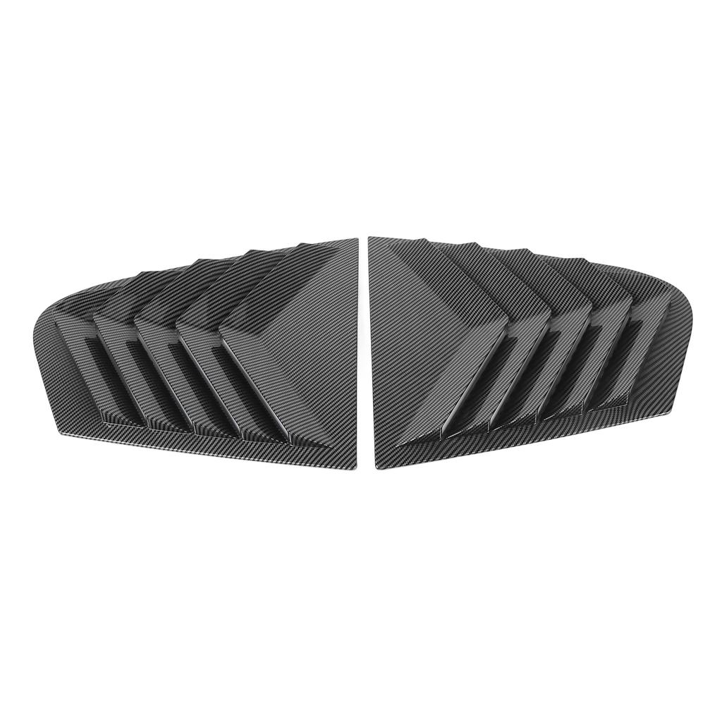 Pair of Rear Side Window Louver Cover Left Right Rear Window Air Vent Scoop Shades Cover for 5 Series G30 2018 2023
