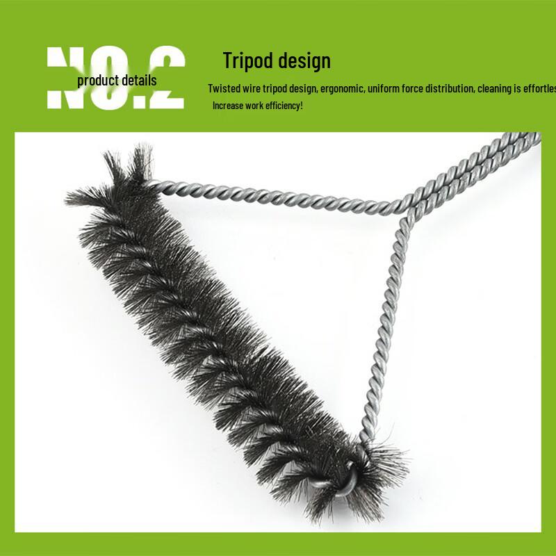 Long Handle BBQ Grill Cleaning Brush