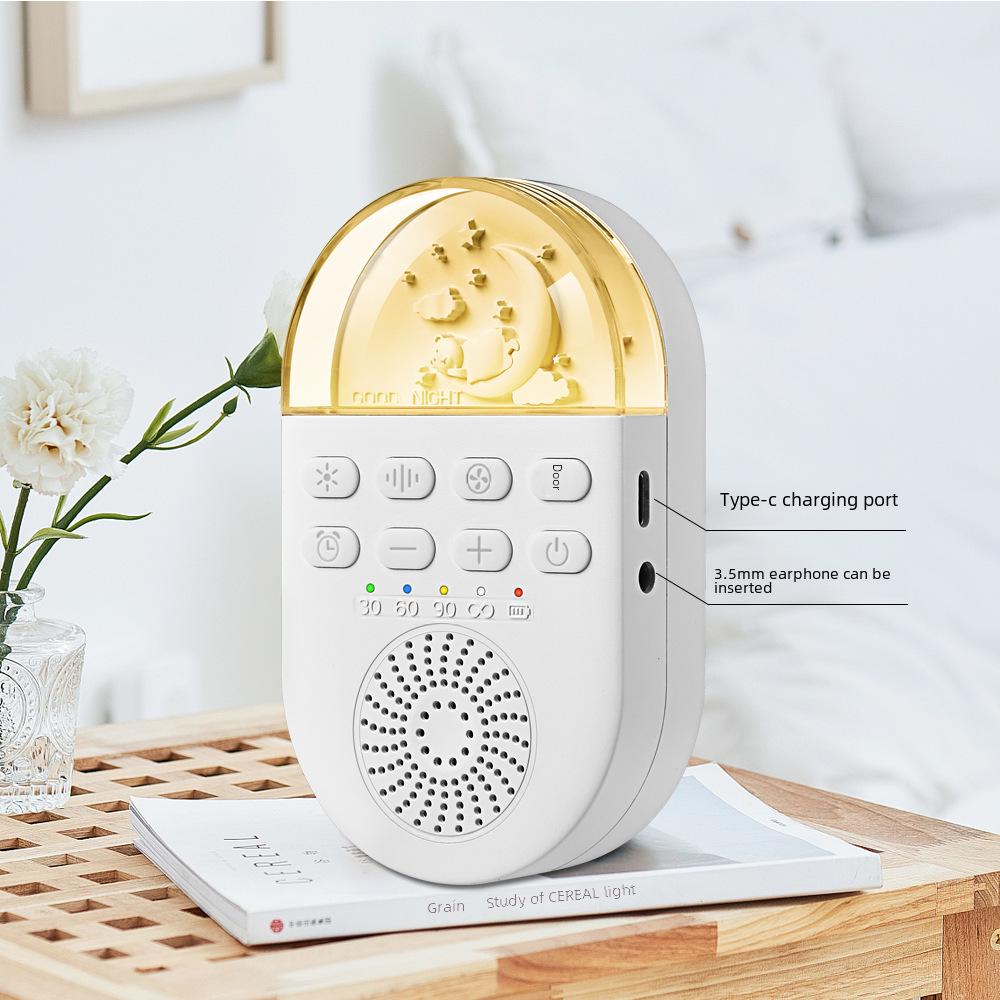 Nytt Sömnhjälpmedel för Bebisar: Vitt brus & LED-nattlampa Musikinstrument