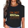 European Sizes Women's Short Sleeve Crew Neck T-Shirt - Summer & Spring Casual Blouse, Machine Washable Opaque Top with Short Length Regular Fit
