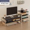 Schreibtisch-Monitorständer mit Stauraum