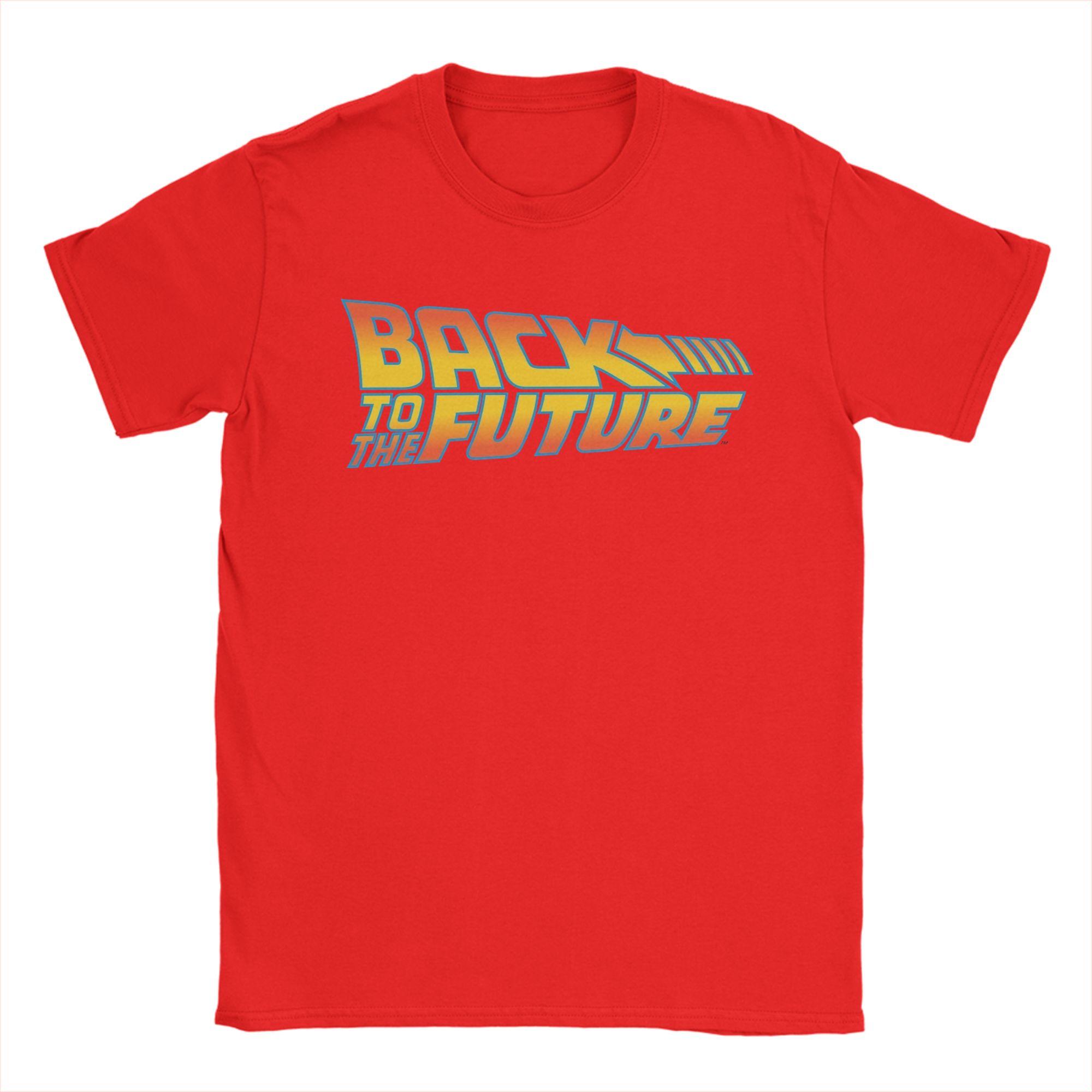 

Back to the Future T Shirt Couple DMC DeLorean Streetwear TShirts Summer Crew Neck Hip Hop Tee Shirt Hot Sale Plus Size Tops S