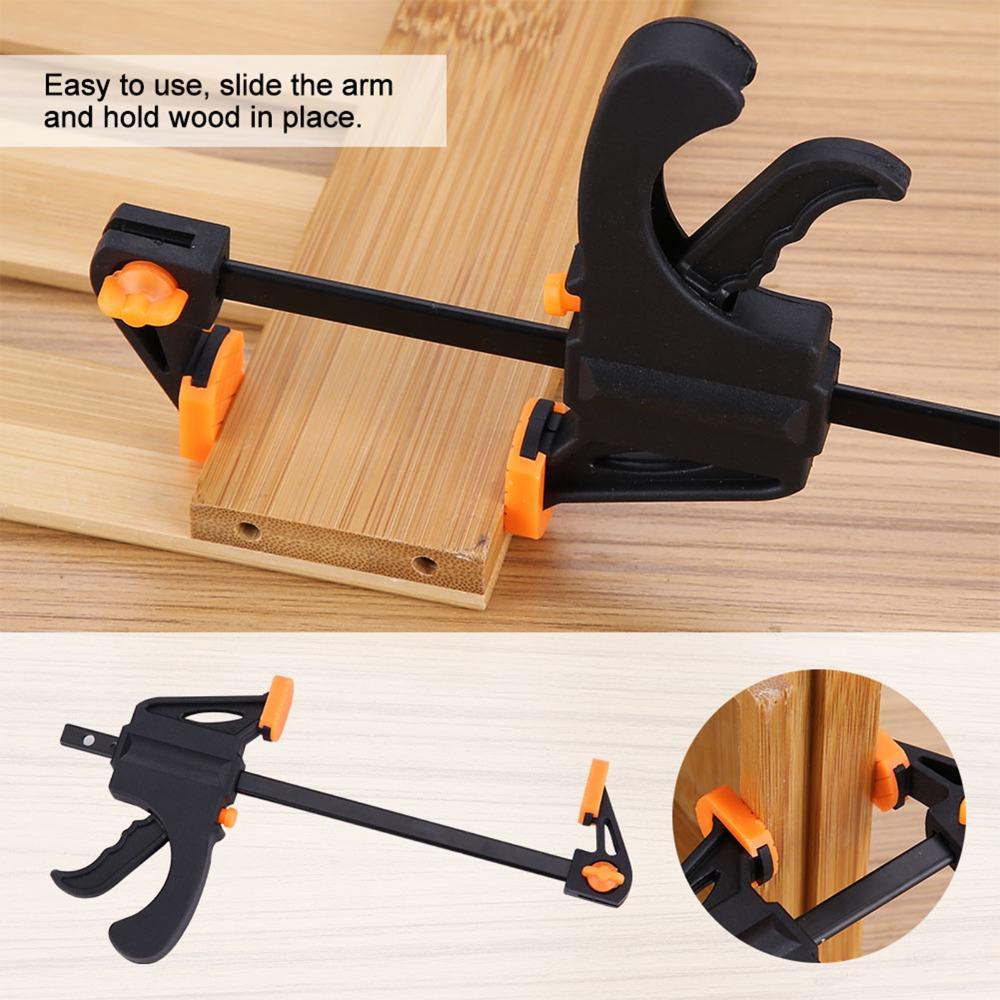 4pcs Durable Bar Clamps 4 Inch Woodworking Clamps Heavy F Clamps Furniture Making