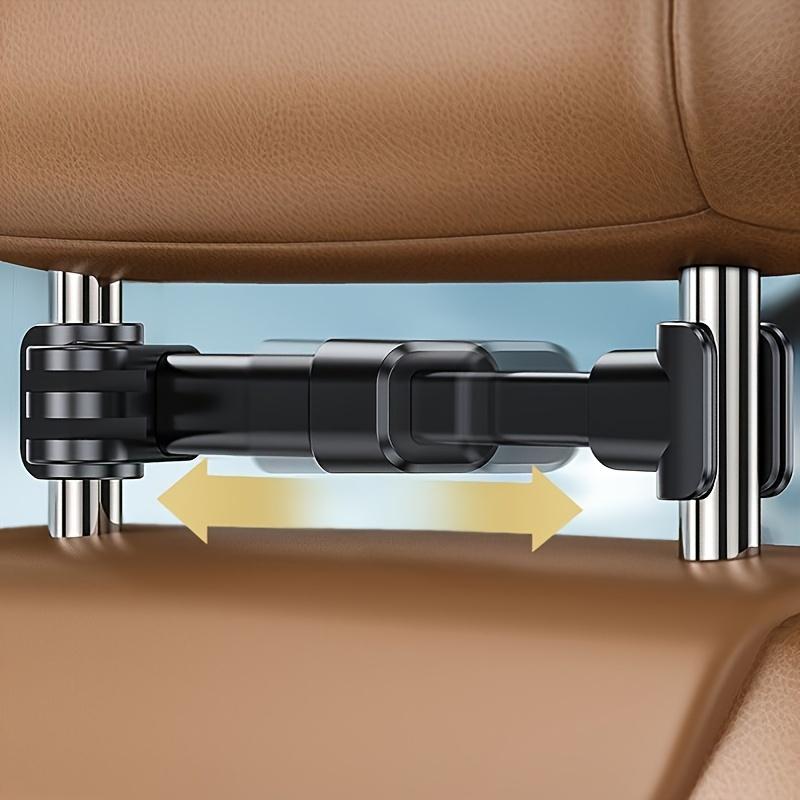 1pc Car Seat Backrest Phone Holder, Adjustable Rotating Phone and Tablet Holder for Car Rear Seat, Automotive Accessories
