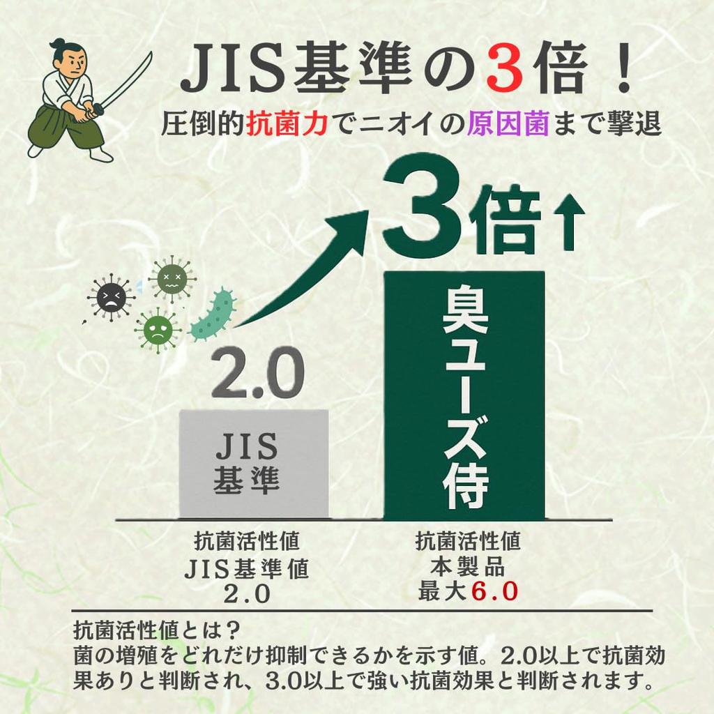 Dezodorant do butów Samurai More Zapach stóp Poczuj odświeżenie następny Eliminuje zapach szczyci się 3-krotnym standardem JIS antybakteryjny wykonany w jednej parze Bez zapachu