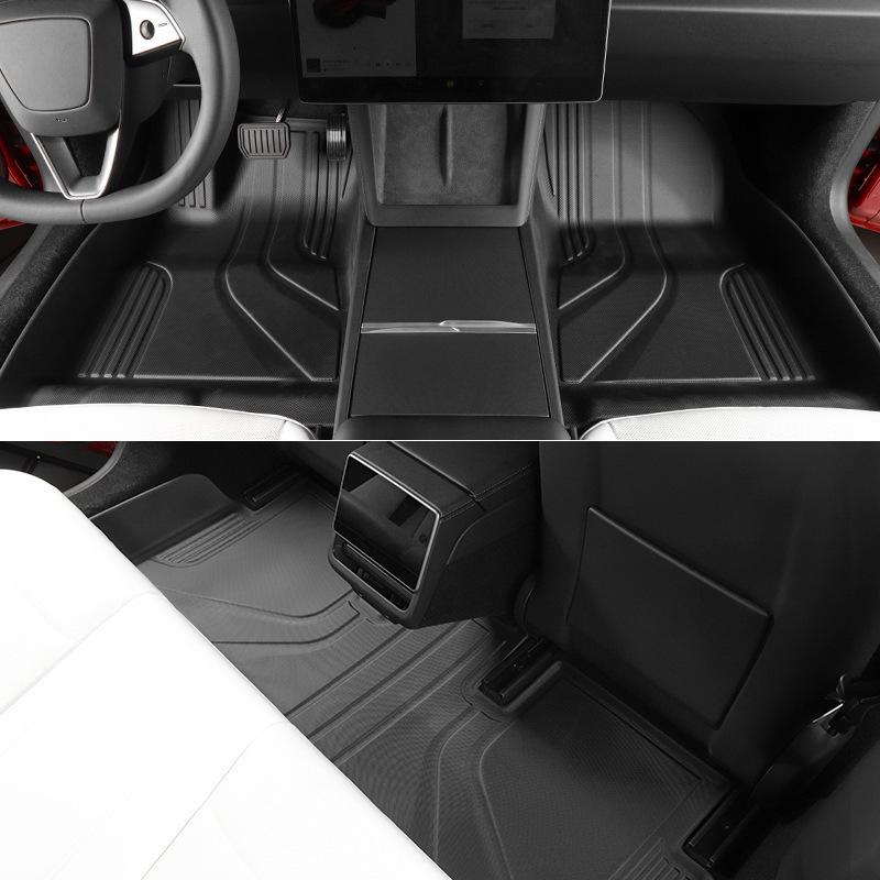 2023 Tesla Model 3 All-Inclusive TPE Floor Mats with High Edges