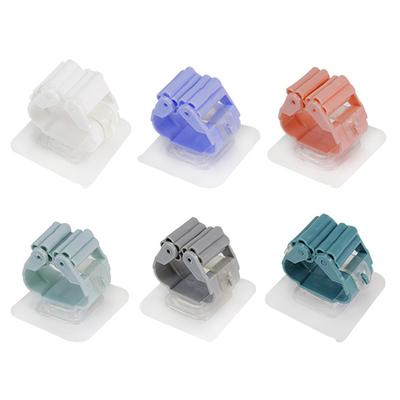 Wand Montiert Mopp Clip Mopp Halter Pinsel Aufhänger Hause Lagerung Rack Bad Haken