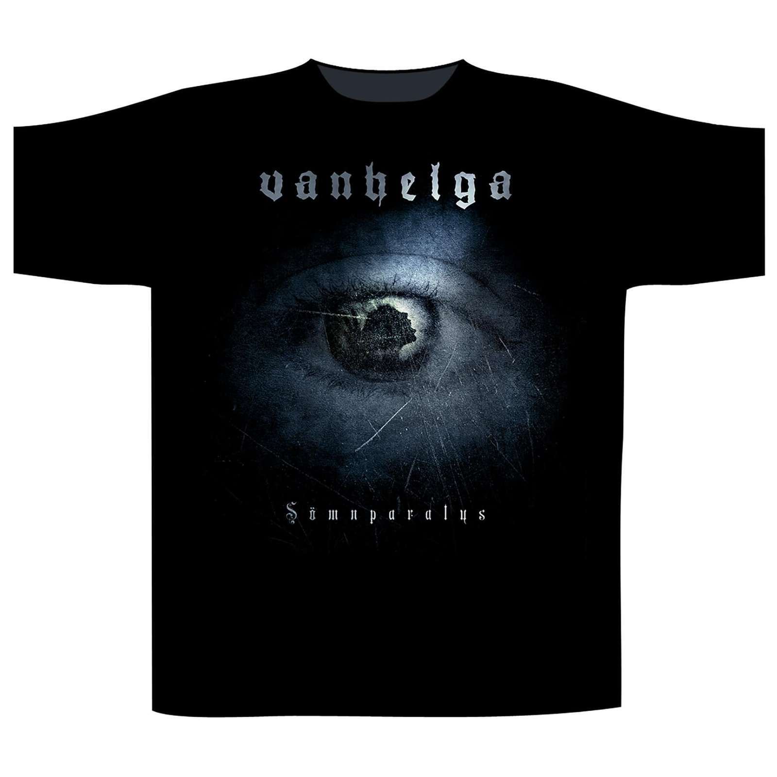 Vanhelga Somnparalys Shirt S-4XL Black Metal Band T-Shirt S