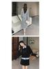 2024 Autumn & Winter Korean-Style Casual Sweater, Skirt & Shirt Three-Piece Set for Women