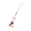 Adorable Capybara Beaded Phone Charm Cute Handcrafted Resin Keychain Pendant for Young Women and Fashion Enthusiasts