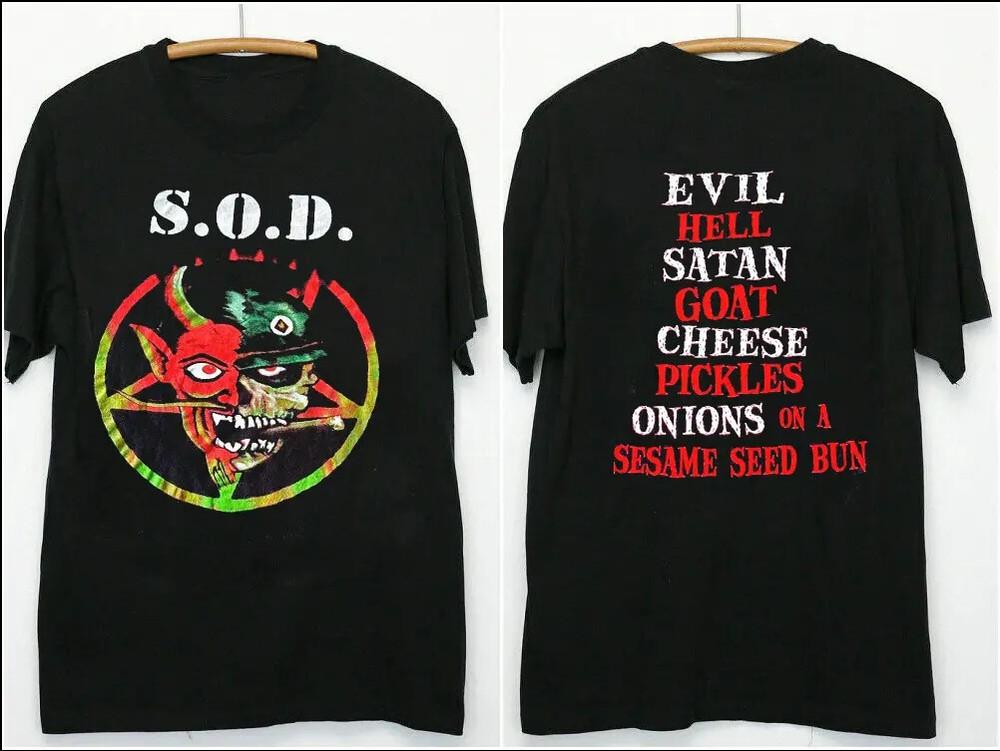 S.O.D. Band Vintage Stormtroopers Of Death Black All Size S-5Xl Shirt Unisex T-Shirt S