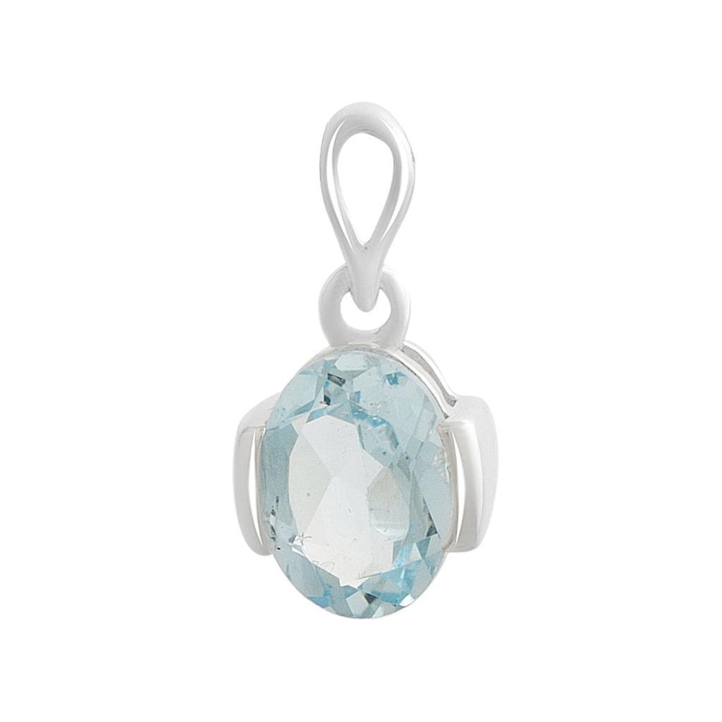 Серебряная подвеска с топазом 1.442ct (2207139)