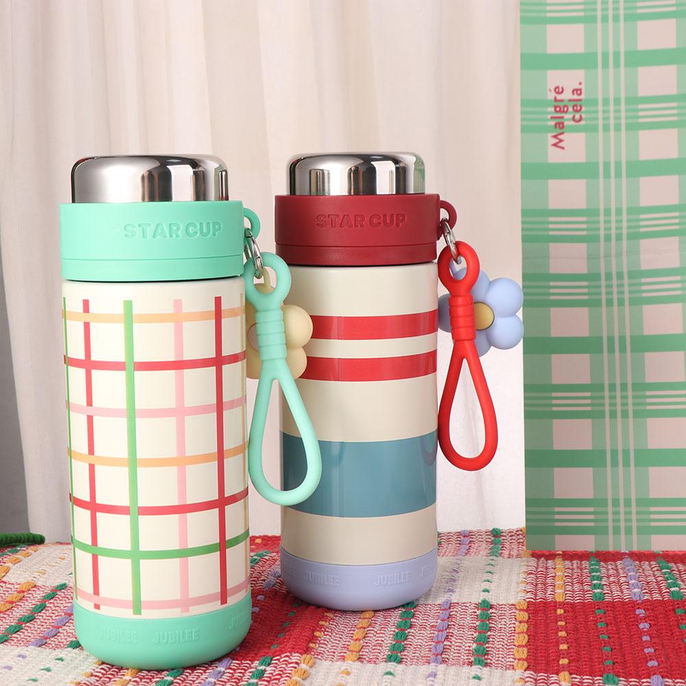 Elegant Stainless Steel Thermos Mug Delicate Thermos Cup Durable Vacuum Tea Cup  Outdoor