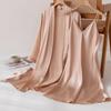Elegant French Mulberry Silk Camisole & Robe Set for Wedding Morning