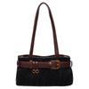 Frosted Retro Bag Women's Large Capacity 2025 New Autumn and Winter Casual Shoulder Underarm Bag Commuter Leopard Print Tote Bag