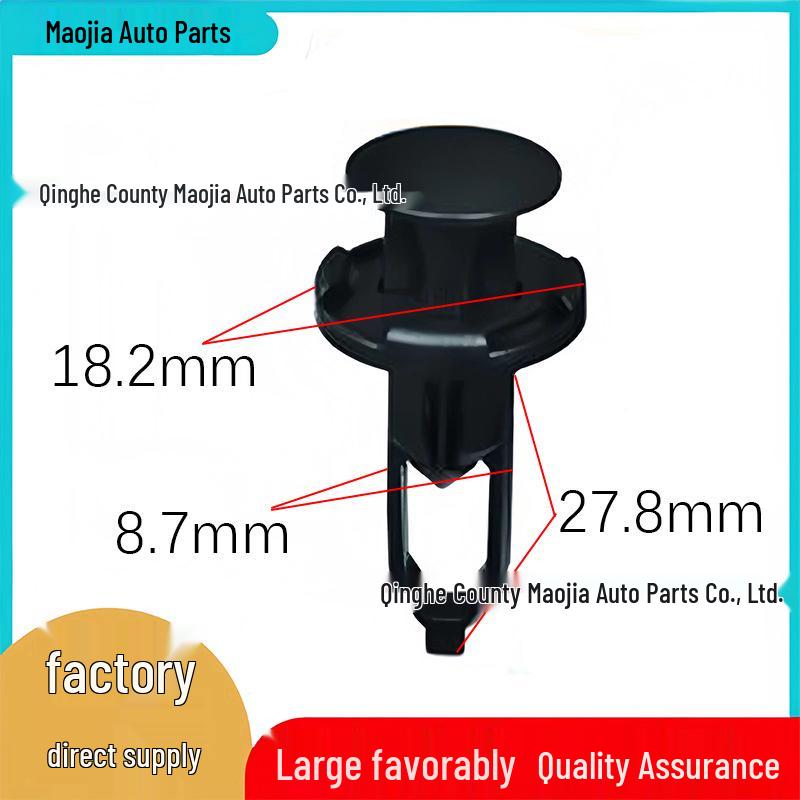 9mm Toyota Bumper Push-in Rivet Clip Fastener & Expansion Clip