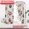 2D Flat Printing  2pcs Festive Elegance Modern Creative Curtains Semi-Sheer Curtains Art Deco Festive Decorative for Bedroom