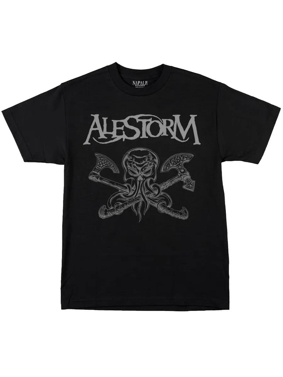 

Men s Alestorm Graphic T-Shirt, 100% Cotton Crew Neck Short Sleeve Tee, Casual Summer Top for Daily Wear and Gift S