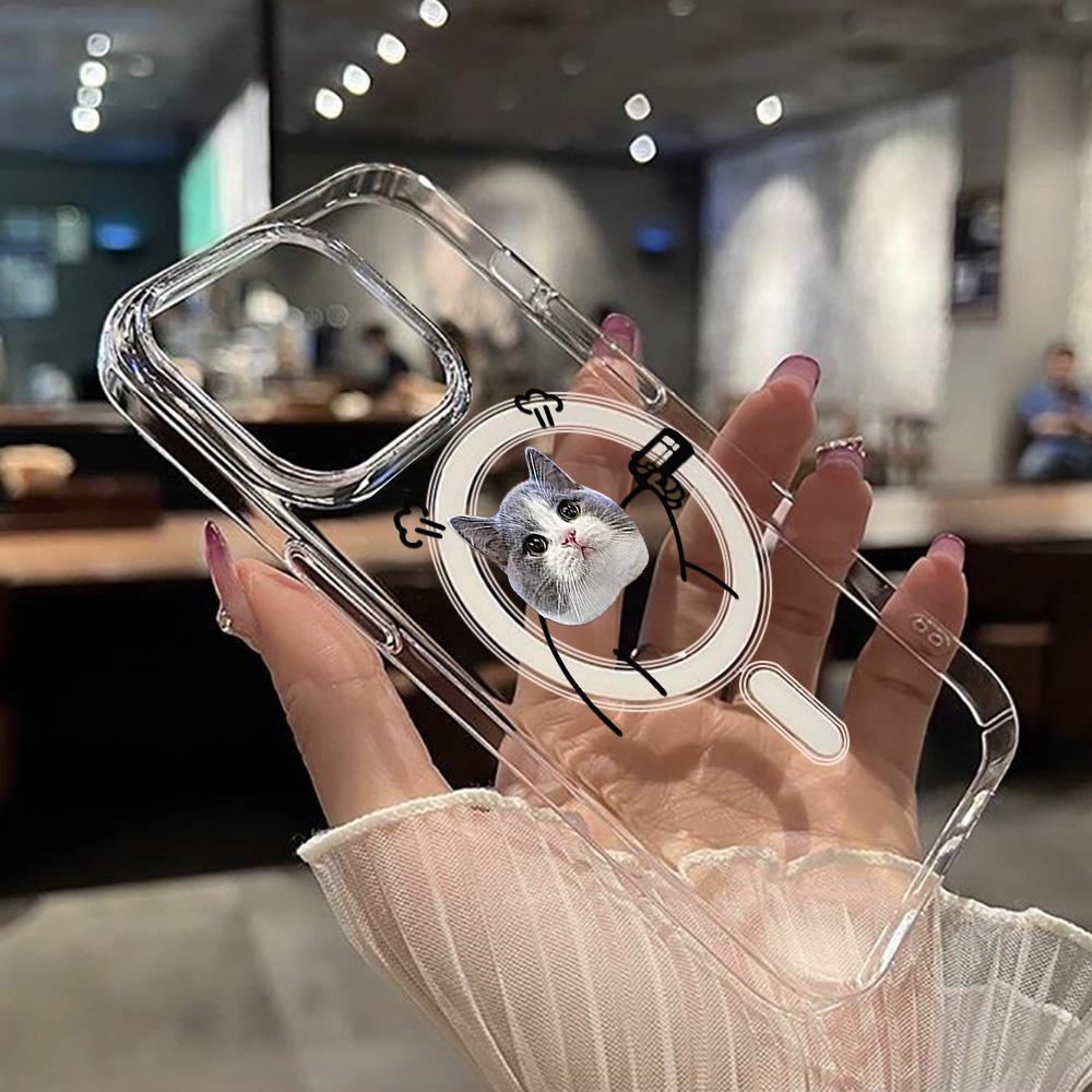 Magnetic Phone Case for iPhone 12 14 16 17 Pro 17 16 15 14 13 12 Pro Max  12 13 14 15  16 High Quality Shockproof Shell Full Protection Cute Style