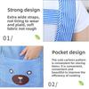 Waterproof Kitchen Cooking Apron Oil-proof Oxford Cloth Hand-wiping Apron Breathable Sleeveless Apron for Catering and Baking