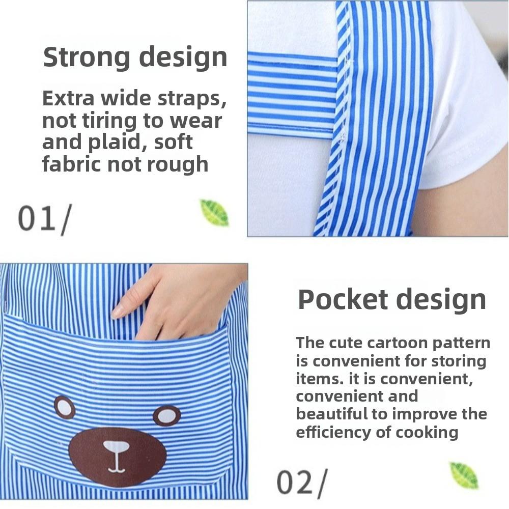 Waterproof Kitchen Cooking Apron Oil-proof Oxford Cloth Hand-wiping Apron Breathable Sleeveless Apron for Catering and Baking