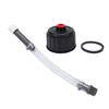 Kit de Mangueira de Abastecimento de Combustível de Corrida Substituição para Galões Jegs de 3 5 5,5 Galões Mangueira de Galão de Combustível com Tampa Cinza