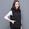 New Vest Vest Autumn and Winter Light Down Cotton Jacket Short Middle Aged and Elderly Wearing Vest Women