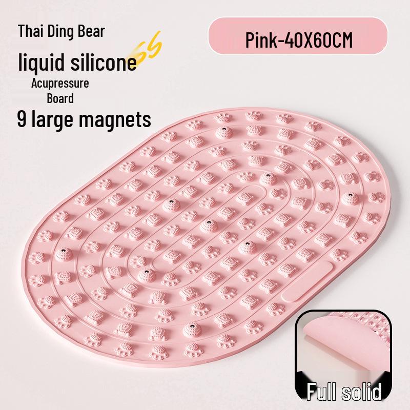 In-stock Liquid Silicone Acupressure Foot Massage Mat – Ultra-Slow Running, Indoor Toe Pressure Board for Meridian Unblocking.