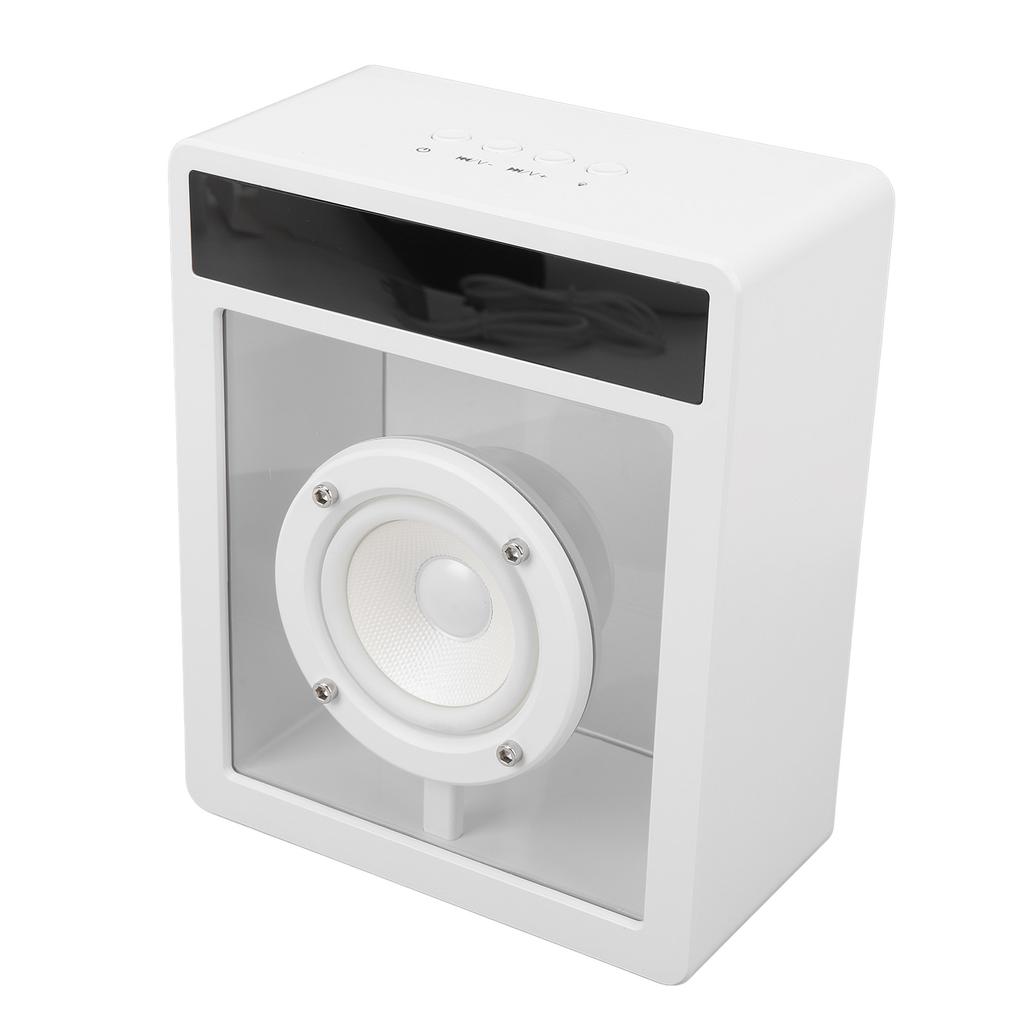 Tragbarer Bluetooth-Lautsprecher mit 360°-Surround-Sound, 10 W Leistung, Karaoke-Funktion, Ambientebeleuchtung und Liedtexten