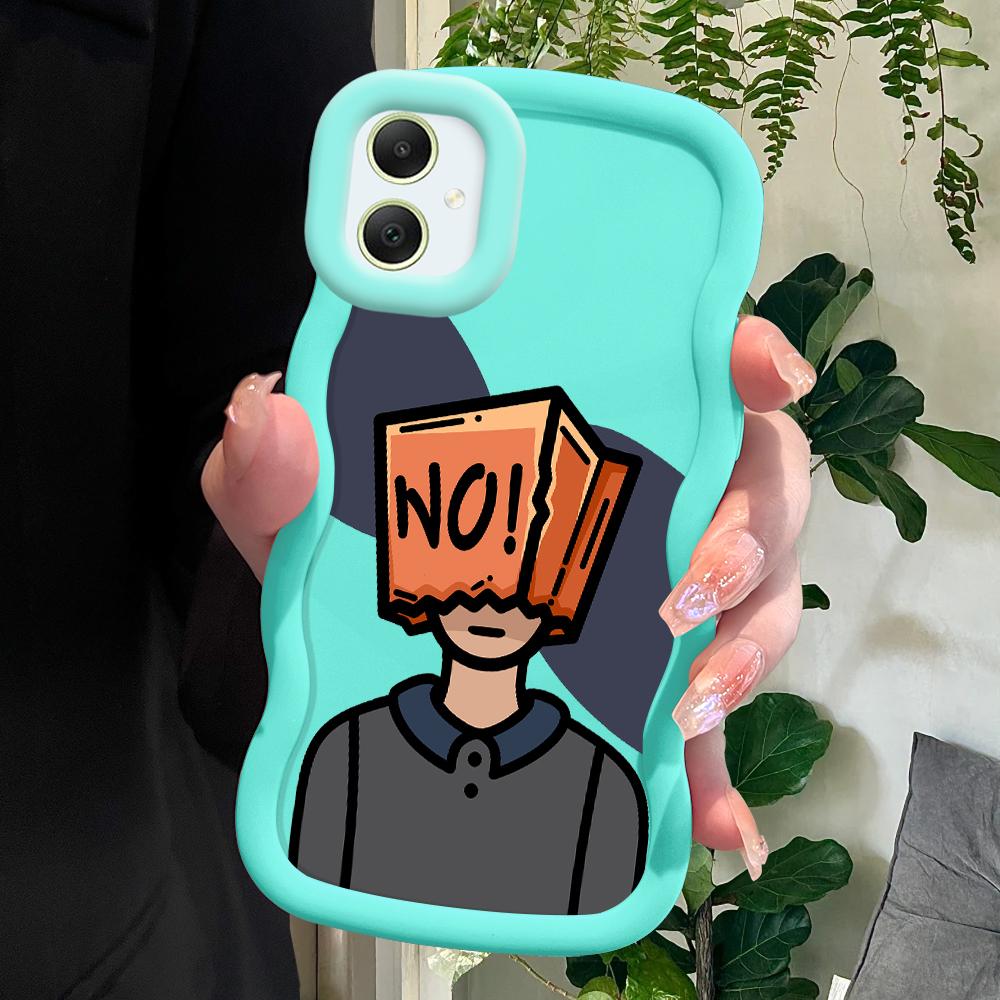 

Модный мягкий чехол для телефона Samsung Galaxy A52 A73 A12 A11 S24 Ultra 5G S23 S22 S21 S20 FE Wave Edge противоударный защитный резиновый чехол Samsung S23 5G синий