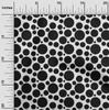 oneOone Tessuto Cotone Elasticizzato Stampato a Pois Tessuto Artigianale BTY Larghezza 40 Pollici