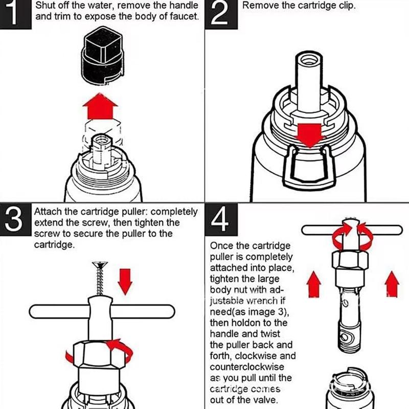 Easy to Use Cartridge Extractor Featuring Rusts Resistant Construction & Simple Installation 104421 for Device 1200 1222