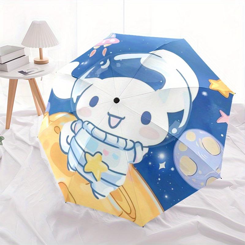 

1pc Astronaut Cinnamoroll Ideas Automatic Folding Umbrella - 3 Folding Design, Vivid Cartoon Pattern, Suitable for Outdoor Activities, A Gift for Fans
