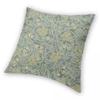 William Morris Jasmine Square Pillowcase Polyester Linen Velvet Printed Zip Decorative Pillow Case Car Cushion Cover