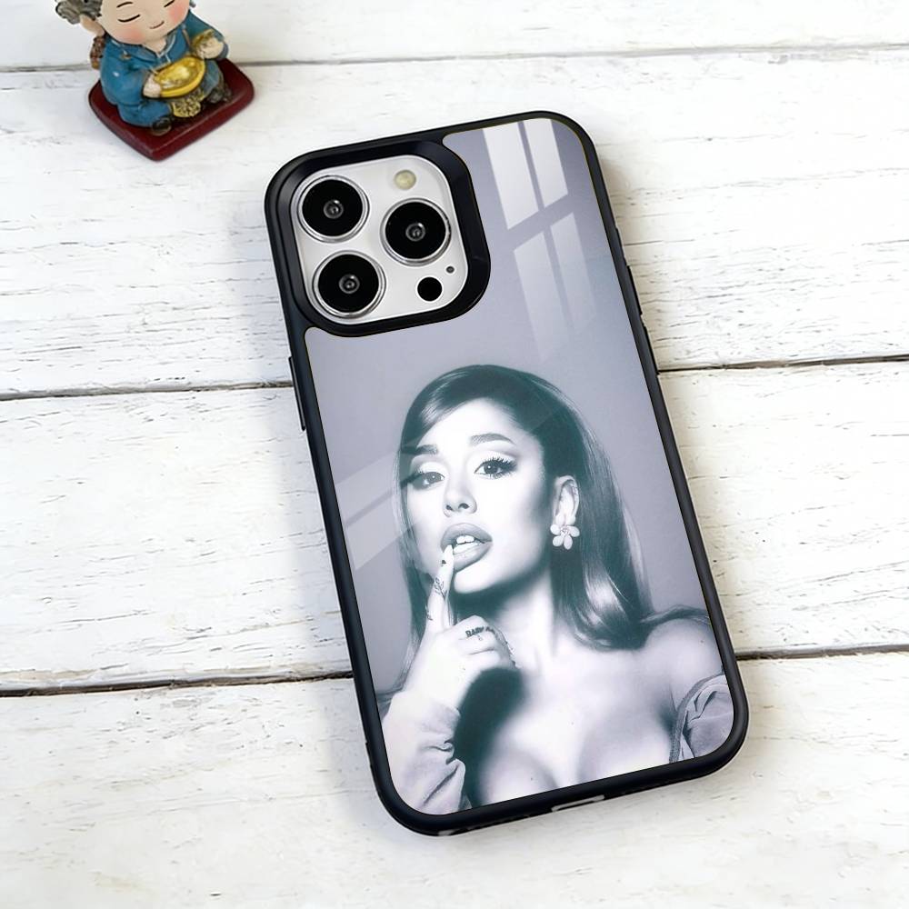 Ariana Grande Phone Case For iPhone17,16,15,14,13,12,11 Plus,Pro Magnetic For Magsafe Wireless Charging