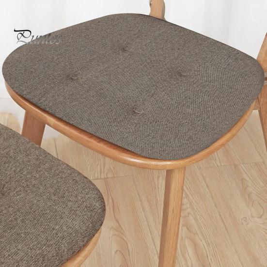 Stolsdyna med halkskyddsrem Förtjockad svampstoppning Mjuk elastisk hästhovform Stolkudde Hem Kök Kontor Uteplats Sittdyna