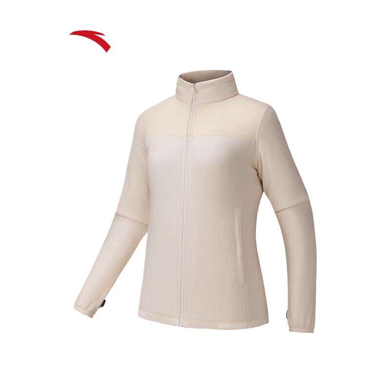 ANTA Women s Stand-Collar Fleece Lined Outdoor Jacket XL