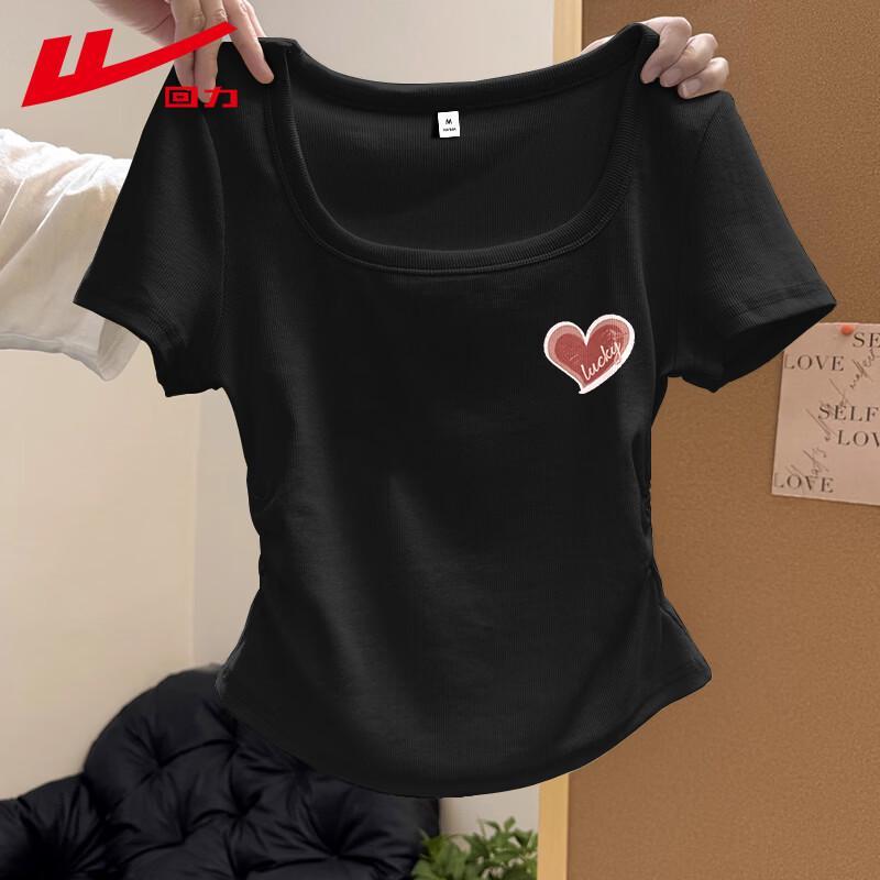 Warrior Women s Slim Fit Round Neck Pleated Short Sleeve T-shirt S
