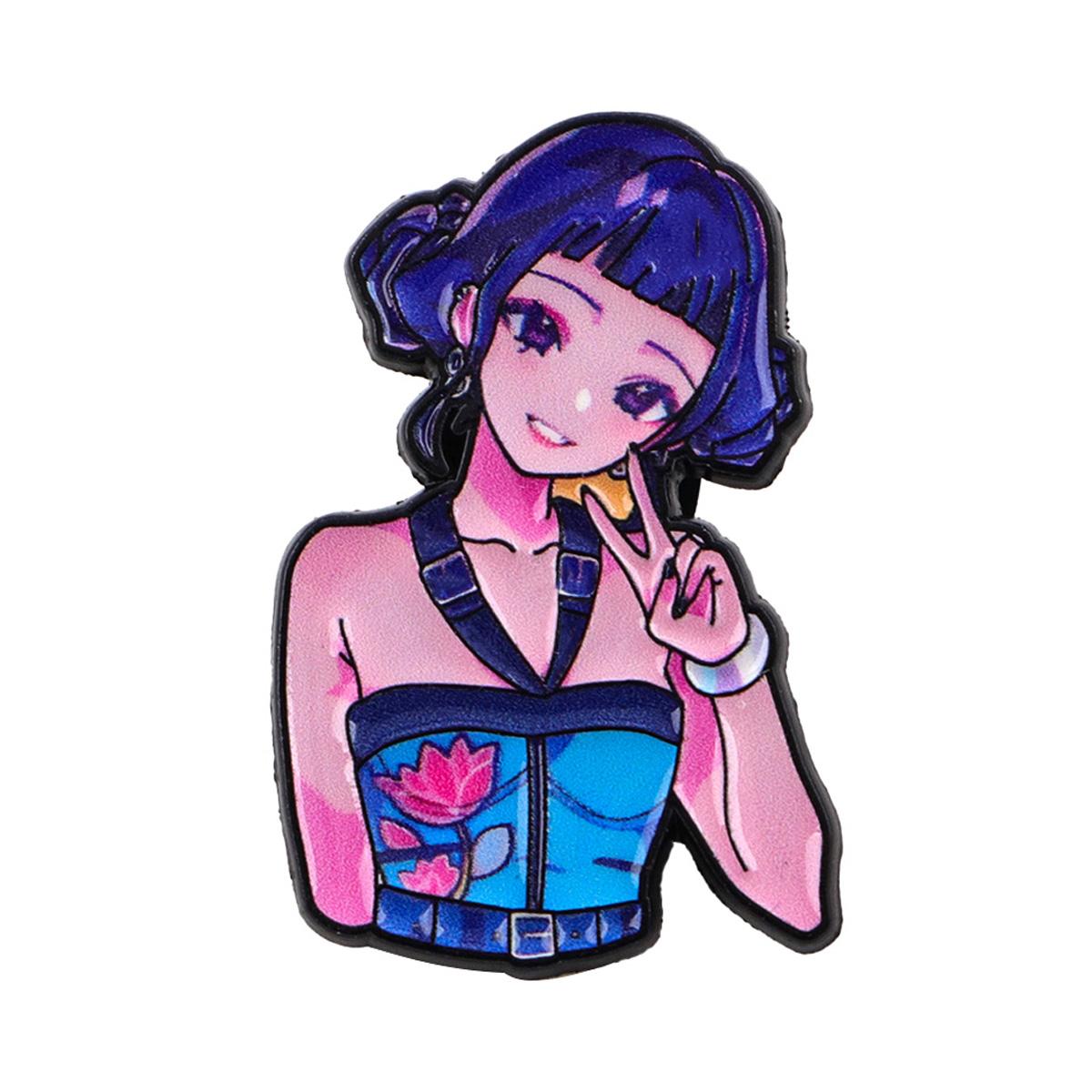 

Enamel Badge Cool K-POP Brooch Collar Badge Backpack Clothing Accessories Fashion Jewelry Fan Gifts