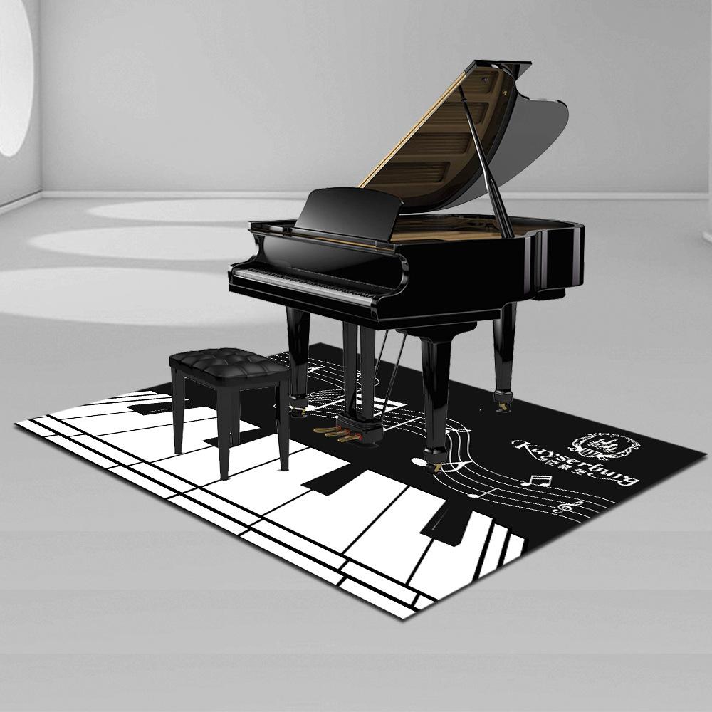 Square Piano Carpet Giveaway Floor Mat Musical Instrument Promotional Item Qin Shop Gift Company Quick Manufacturing
