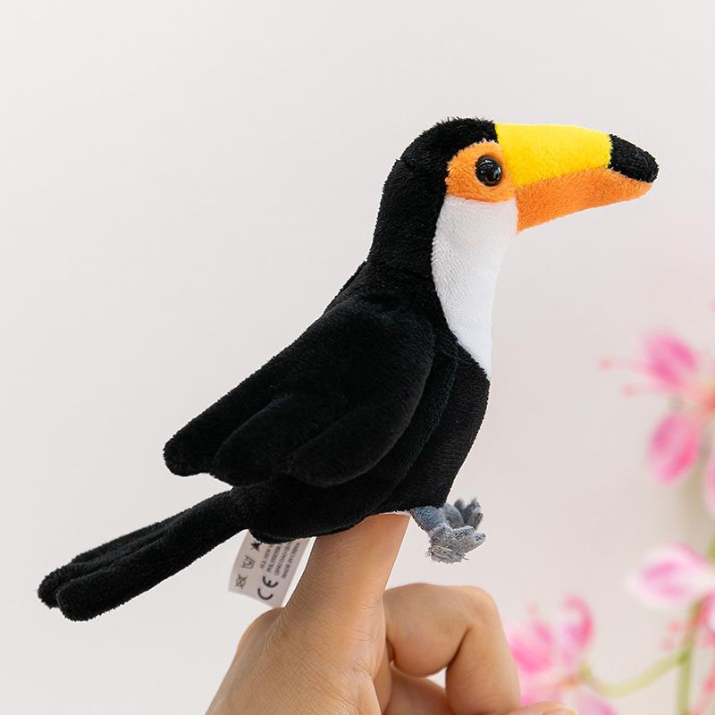 Forest Animal Finger Doll Panda Plush Toy Children Ocean Shark Doll