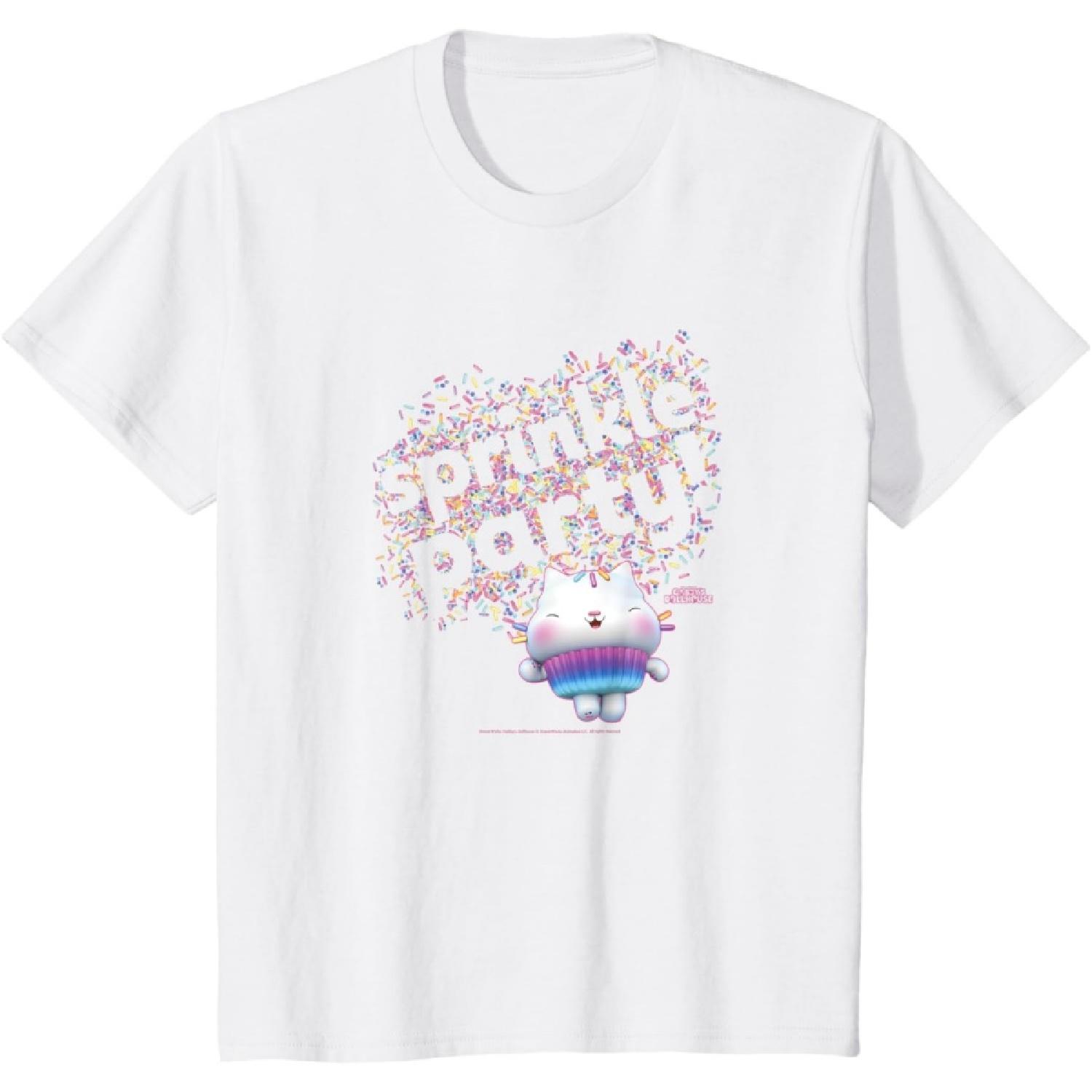 

Gabby s Dollhouse Cakey Cat Sprinkle Party T-Shirt XXXXXL білий