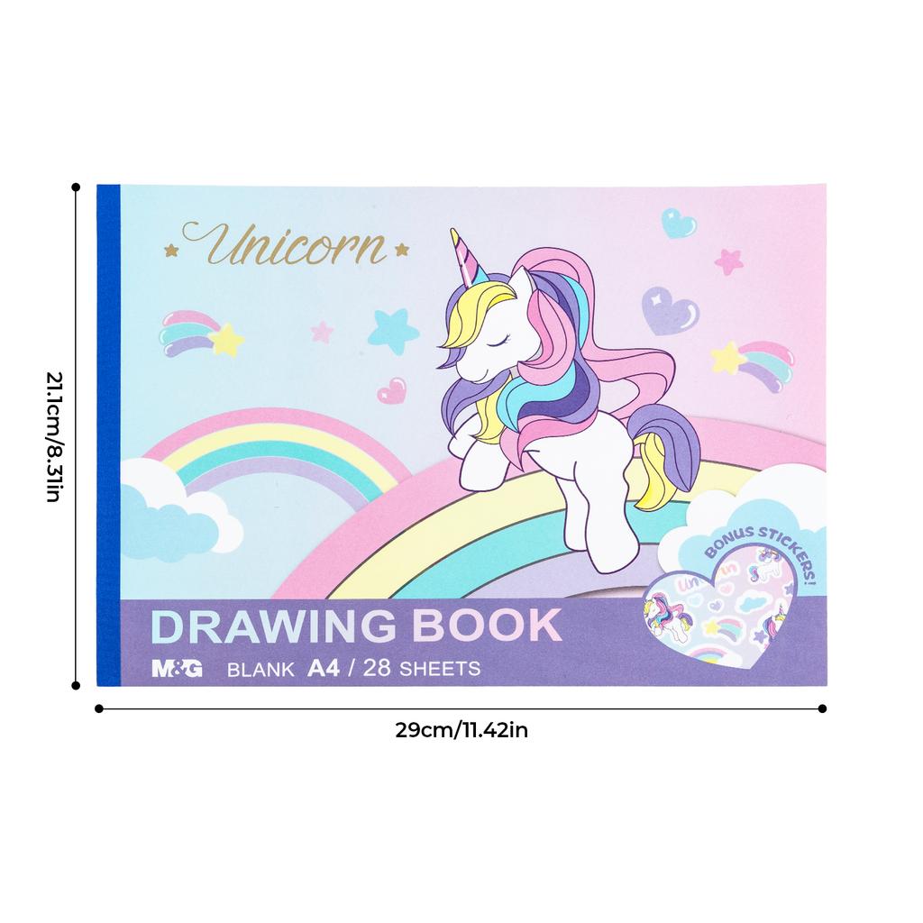 M&G Sketchbook Drawing Book Art Books A4 28 Sheets Coloring for Children Toddler Student School @APN0B002