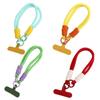 Woven Candy Colors Phone Chain Dacron Cellphone Anti-Lost Lanyard Phone Wrist Straps  Car Key