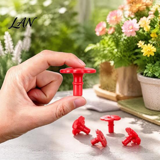 Feeder Replacement Flowers Set 8Pcs Hummingbird Flowers, Bee-Proof Silicone Feeding Ports, Universal Outdoor Parts Easy Clean