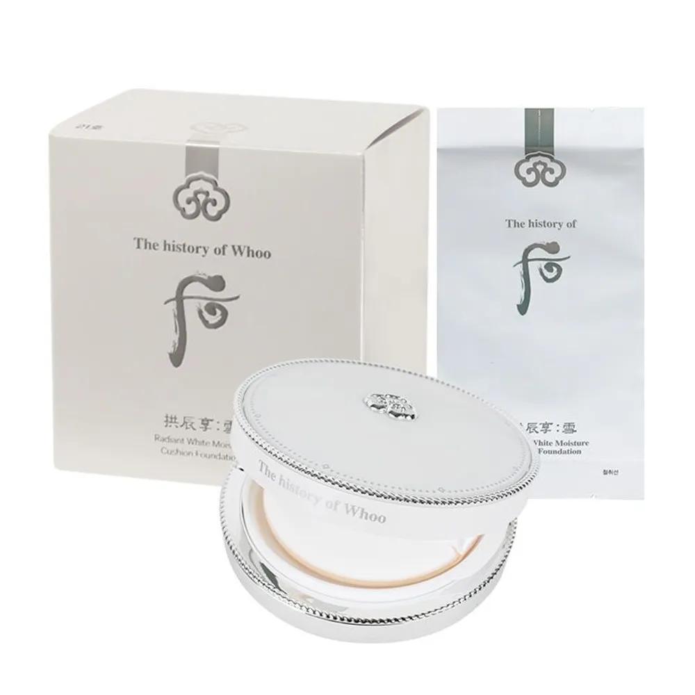 THE WHOO Gongjinhyang Seol Осветляющий увлажняющий кушон Glow №. 21 (Основной продукт + пополнение)