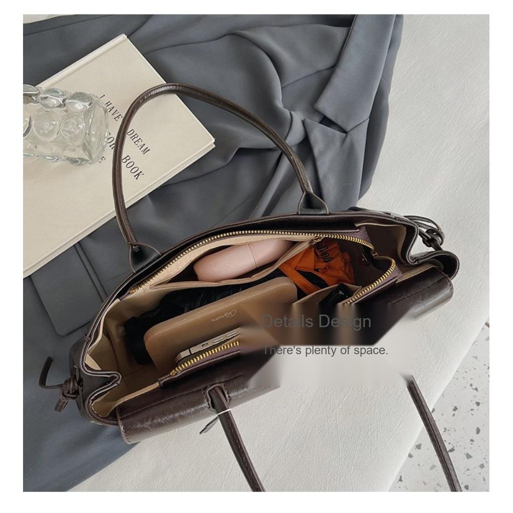 Xeie Thuk Schultertasche Damen PU Achseltasche Täglich Lässig