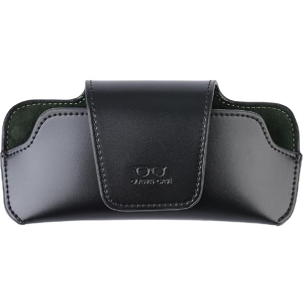 Sunglasses Holder For Car Visor Vegan Leather Glasses Case With Clip Automotive Interior Visor Accessories