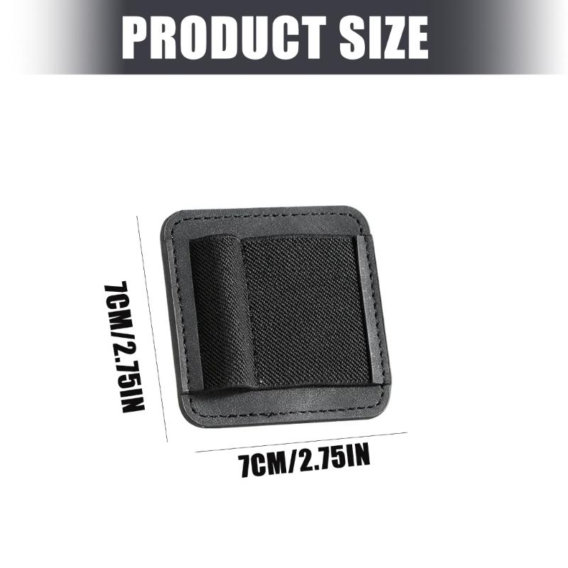 Magnetic PU Leather Cord Manager With Stretchy Band And Strong Adhesion For Neat Electronic Gadgets Storage